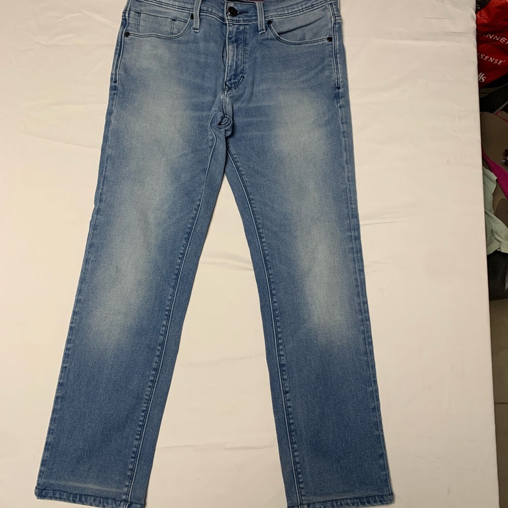 Levi's Blue Straight Leg Jeans with Classic Appeal